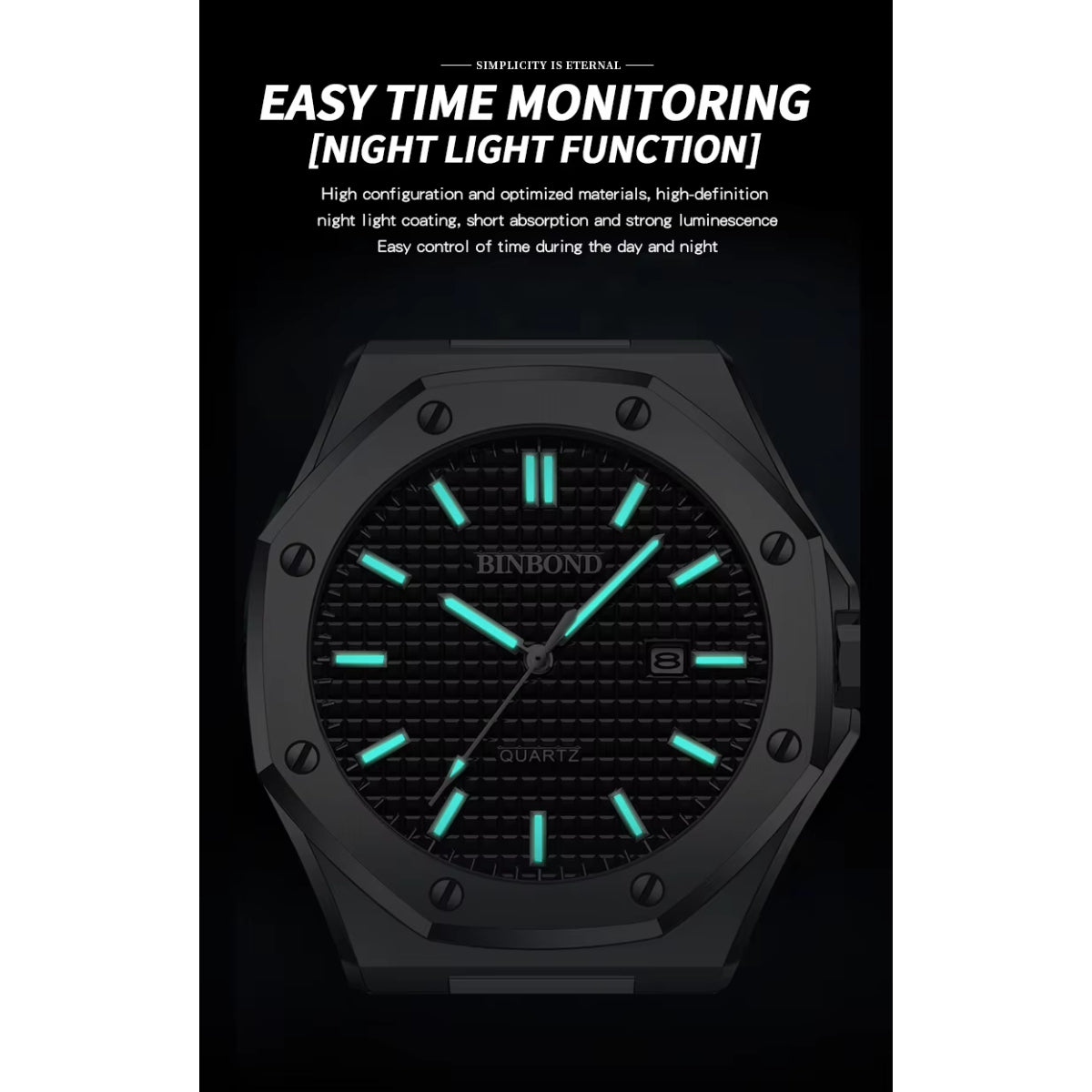 Fashion High Quality Stainless Steel Quartz Watch for Men
